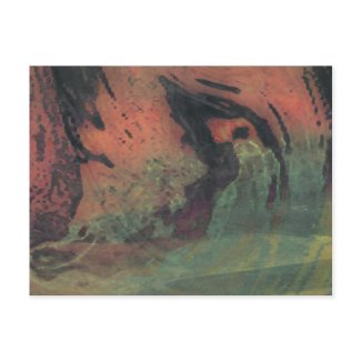Organi Abstract 1185 postcard