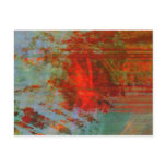 Organic abstrac #1472 post card