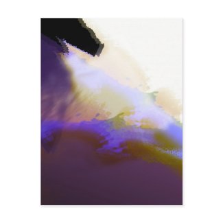 Organic Abstract 1003 postcard