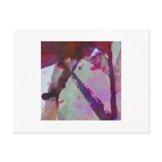 Organic Abstract 1147 postcard
