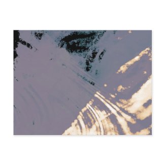 Organic Abstract 1271 postcard