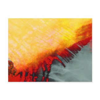 Organic Abstract 1367 postcard