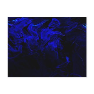 Organic abstract #1463 postcard