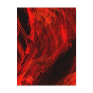 Organic Abstract 1471 postcard