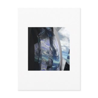 Organic Abstract 150 postcard
