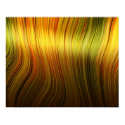 Organic Art Molten Plastic Soft Strands Yellow posters