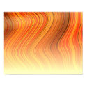 Organic Art Molten Plastic Zigzag Strands Orange posters