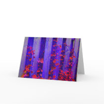 organic blue cards by alanart organic blue cards