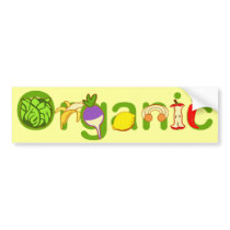 Organic Bumper Stickers