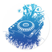 Organic CDJ-1000 stickers