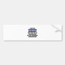 Organic Chemist Joke ... Superior Intelligence Bumper Stickers