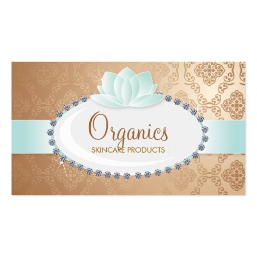 Organic Cosmetics Business Cards (front side)
