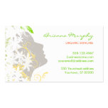 Organic Cosmetologist  Appointment Business Card