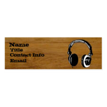 Organic DJ business cards by avant_garde Organic DJ business cards