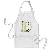 Organic Font illustration Aprons