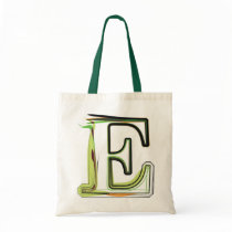 Organic Font illustration Canvas Bag