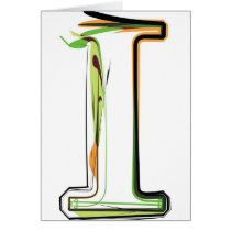 Organic Font illustration Greeting Cards