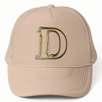 Organic Font illustration Mesh Hats