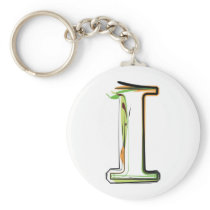 Organic Font illustration Keychain