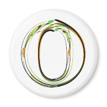 Organic Font illustration Magnet