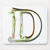 Organic Font illustration Mousepads