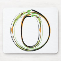 Organic Font illustration Mouse Pads