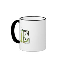 Organic Font illustration Coffee Mugs