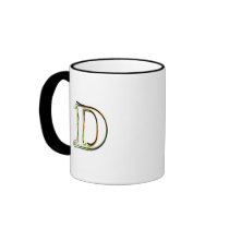 Organic Font illustration Coffee Mugs