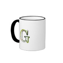 Organic Font illustration Coffee Mug