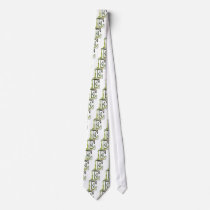 Organic Font illustration Necktie