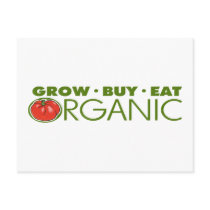 Organic Food Post Card