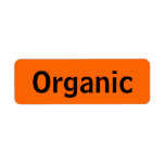 Organic Food Tags Orange labels