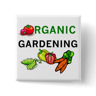 Organic Gardening T-shirts and Gifts button