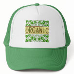 Organic Green Slogan Mesh Hat