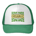 Organic Green Slogan Mesh Hat