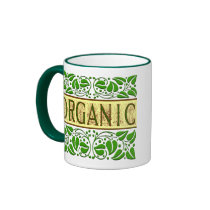 Organic Green Slogan mugs