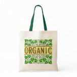 Organic Green Slogan Tote Bag Organic Green Slogan Tote Bag