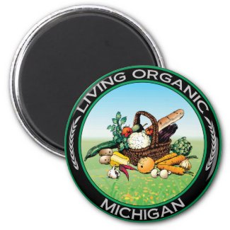 Organic Michigan magnet