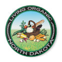 Organic North Dakota magnets