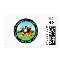 Organic North Dakota postage
