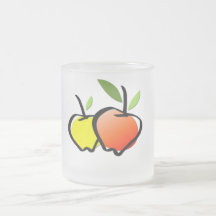 Organic Produce Glass Coffee Mug
