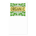 Organic Scrolling Leaves Business Card Template