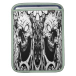 organic skulls ipad sleeve ipad sleeves