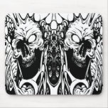 organic skulls mousepad mousepads