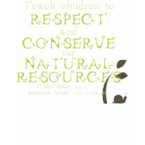 Organic T-Shirt with Environmental Message