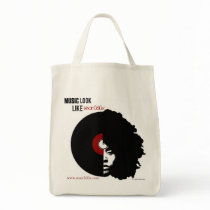 Organic Tote sean360x Look Like Music Canvas Bag