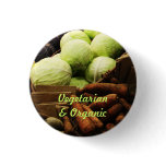 Organic Veggies badge Pins