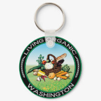 Organic Washington keychains