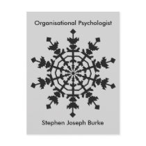 Organisational Psychologist - Stephen Joseph Burke postcards