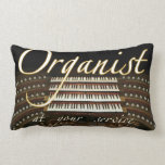 Organist at your service lumbar pillow pillows